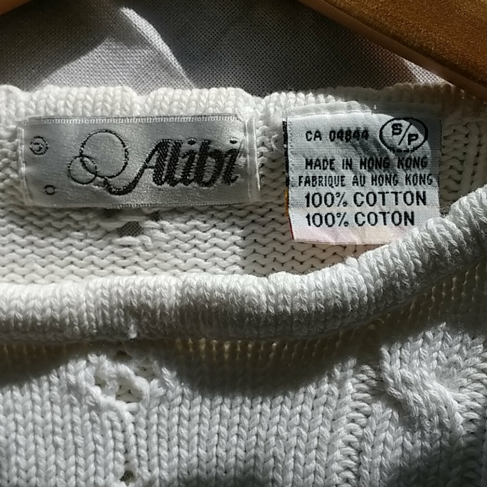 Cross stitch pattern sweater - Picture 4 of 6